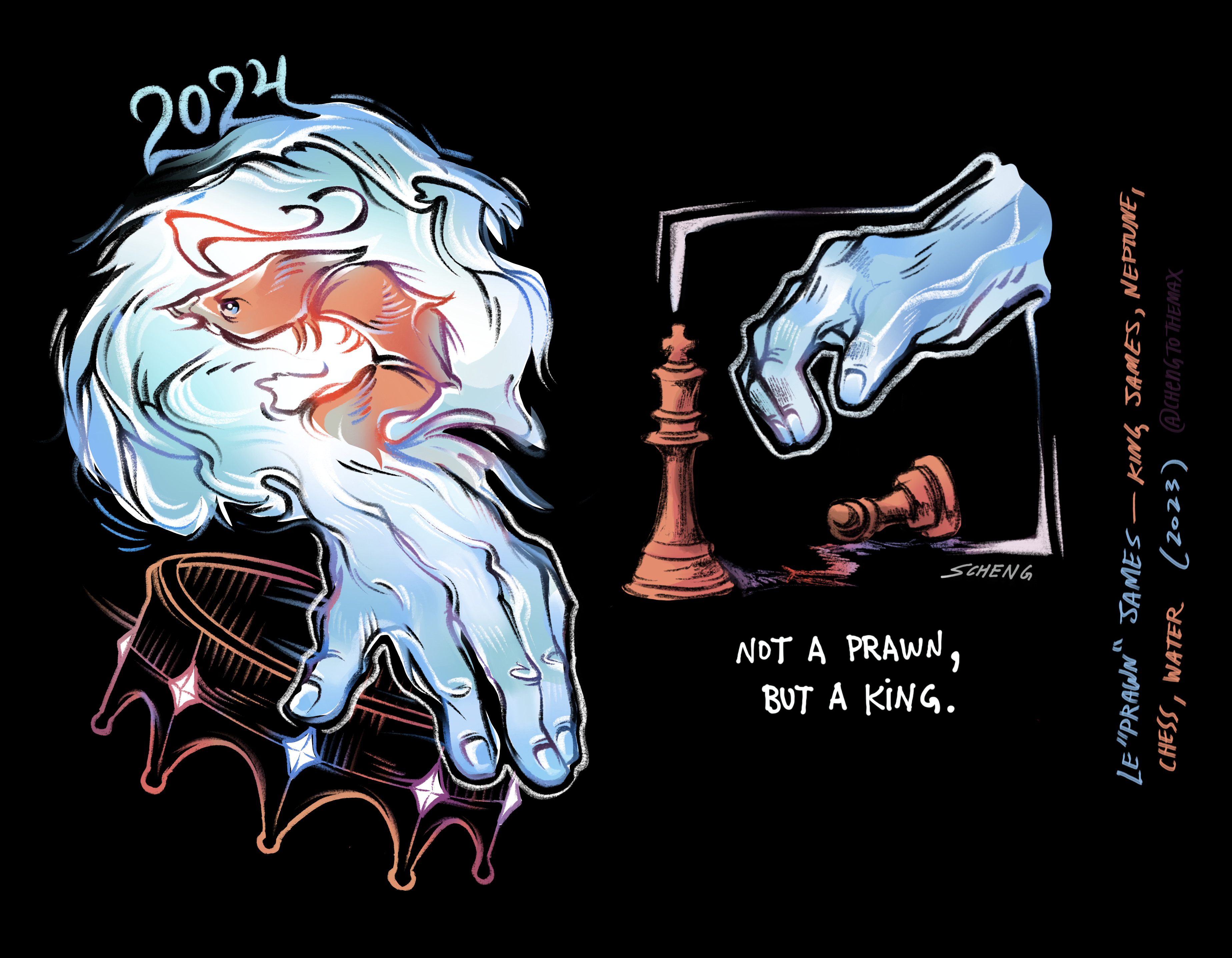 Class of 2024 Shirt Design, LePrawn James themed.